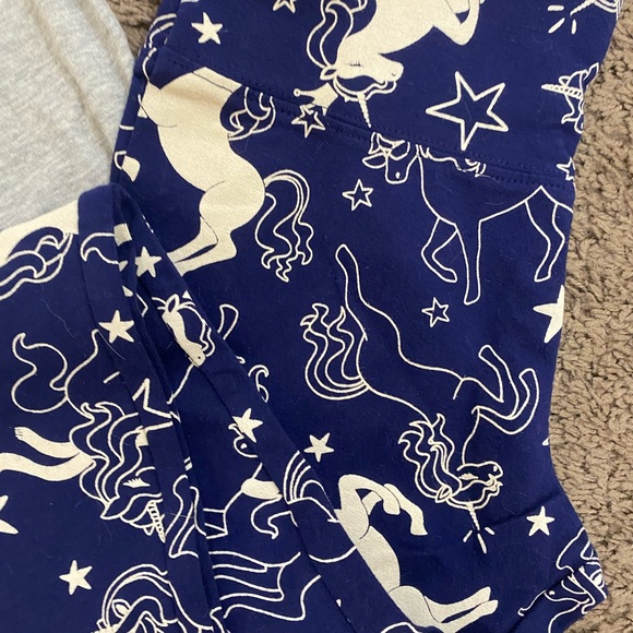 Girls Justice Glitter Unicorn leggings Outfit size 10/12 - Picture 7 of 7
